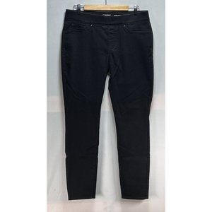 Levis Signature Gold Shaping Pull On Skinny Jeans Womens Size 14 Long Black